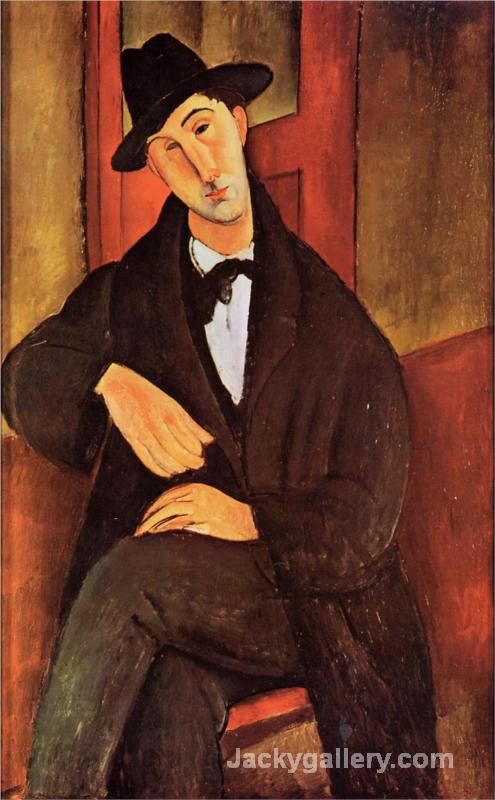 Portrait of Mario Varvogli by Amedeo Modigliani paintings reproduction